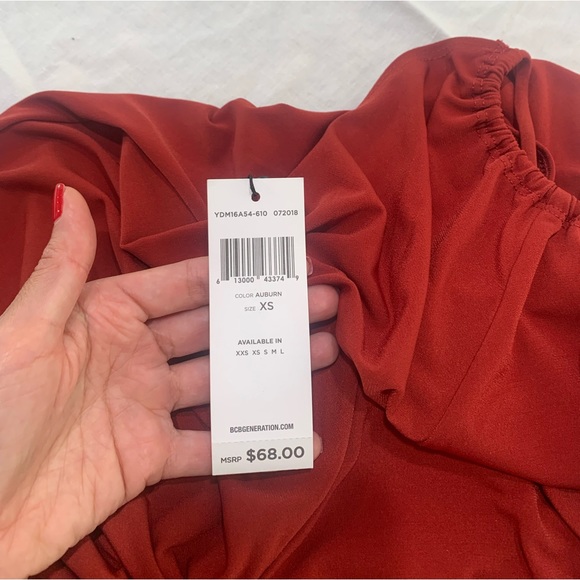 NWT BCBG hi-lo top - Picture 2 of 2